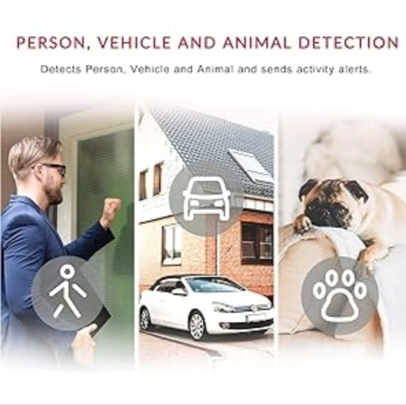 YI 4pc Security Home Camera, 1080p 2.4G WiFi Smart Indoor IP Cam with Night - Picture 2 of 8